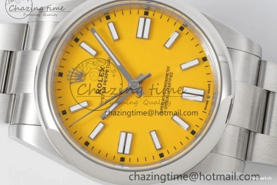 Perpetual Yellow 124300 KING Steel 904L Bracelet Best 1:1 on VR3230 SS Edition Oyster Dial 41mm 1225